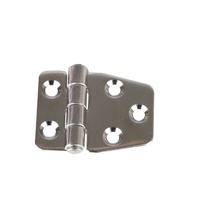 Bisagra de puerta trapezoidal de cinco agujeros de acero inoxidable 304 2*40*55mm cubierta plegable bisagra de barco bisagra de equipaje accesorios de Hardware de yate