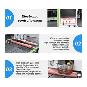 JUNDE Haute Qualité 3m 3 Axes CNC Aluminium Bois Plastique 32.5KW Perçage et Fraisage avec chanfreinage - Product Image 4