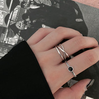 Cincin Perak Sterling S925 Harga Terjangkau, Model Polos Minimalis Wanita, Nuansa Mewah Ringan, Anti Luntur, Cincin Terbuka, Grosir