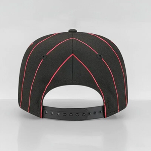 Gorra de Béisbol Snapback de 5 Paneles con Visera Plana, Estilo Retro, Bordado Personalizado OEM, con Cordón, para Campamento y Deportes al Aire Libre, Modelo 256, Sin Estructura - Product Image 5