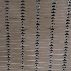 Slatwall MDF مشقوق مجلس/15 مللي متر 18 مللي متر PVC سطح فتحة جدران عجيزة لوحة مع خطافات معدنية - Product Image 3