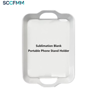 Plateau rectangulaire en plastique pour sublimation, idéal pour la cuisine, comme set de table, plateau à fruits et à thé, anti-brûlure, vaisselle avec double poignée
