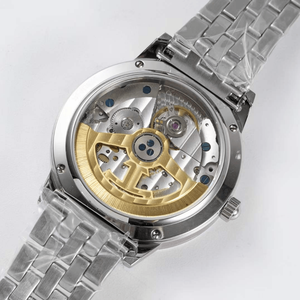 Women's Self-Winding Mechanical Wristwatch with Day Night Indicator Diamond Markers Stainless Steel Bracelet for Office - Product Image 6