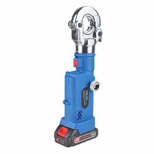 SME-300 Battery-Powered Hydraulic Crimping <b>Tool</b> - Straight Handle Cable Crimper SME-300 Battery Powered Cable Crimping - Product Image 1