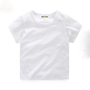 เสื้อยืดและเสื้อท็อปเด็กขายดี ผลิตจากผ้าฝ้ายหวี 100% รับทำโลโก้ตามสั่ง - Product Image 3