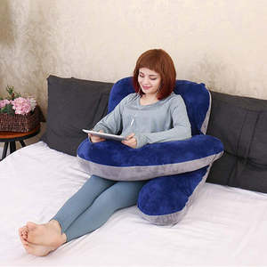 Venta caliente de fábrica al por mayor personalizada enfermería maternidad almohada en forma de U lado dormir almohada cojines para mujeres embarazadas - Product Image 4