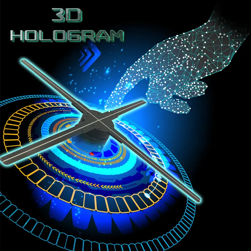 Eenvoudig Te Installeren 3d Hologram Display Verschillende Grootte 65Cm