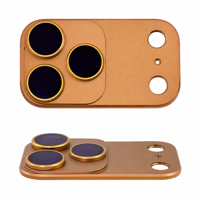 Rugged Magnetic 9H Tempered Glass Anti-Scratch Anti-Fingerprint Camera Lens Protector Filter for 17 Pro Max