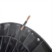 2,5mm Schwarzer Kupferleiter PVC-Isolierung Elektrisches Kabel 0D3.6 für Gebäudeverkabelung und Stromanschluss