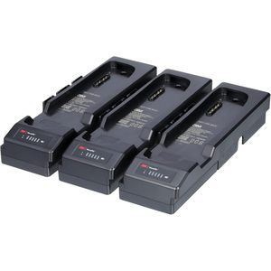 เครื่องชาร์จแบตเตอรี่ 3M Versaflo 3 สถานี รุ่น TR-642-3 สำหรับ TR-600 TR-800 สำหรับใช้งานในอุตสาหกรรม สีดำ - Product Image 2