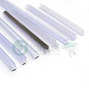 <span class=keywords><strong>Guarnizione</strong></span> in PVC per Porte Scorrevoli in Vetro Senza Telaio, Tipo H, Striscia Sigillante Morbida per Porte Doccia a Montaggio Laterale, Prezzo di Fabbrica Cinese - Product Image 5