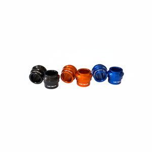 Distanziali ruota posteriore Husaberg FE 250 13-14 rosso finitura cromata lega e alluminio adattatore per ruote - Product Image 1