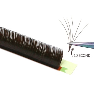 A-RIX para Extensiones de Pestañas de Rápida Aplicación, Negras/Marrones, Veganas, Hechas a Mano, con Efecto Pluma, de Fácil Abanico, con Bandejas de Alambre - Product Image 6