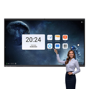 Smart Classroom Board 75 86 100 110 Inch Smart Board 55 65 Inch for Teaching School Interactive Smart Boards Interactive Panels - Product Image 1