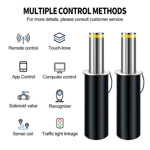 Радиолокационный детектив с дистанционным управлением, автоматический гидравлический подъемный столб из нержавеющей стали, дорожный барьер для защиты от столкновений - Product Image 6