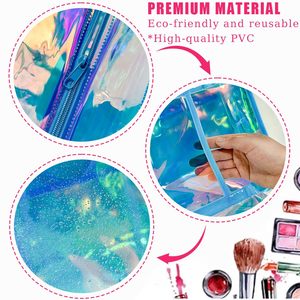 Wholesale High-quality PVC Duffel Bags Zipper Closure Shoulder Handle Personalized Laser Design Waterproof Customized Color Logo - Product Image 4