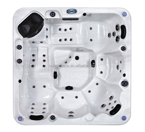 Bain à remous <span class=keywords><strong>extérieur</strong></span> de luxe Sunrans pour 5 personnes, avec <span class=keywords><strong>3</strong></span> sièges et 2 chaises longues - Product Image 6