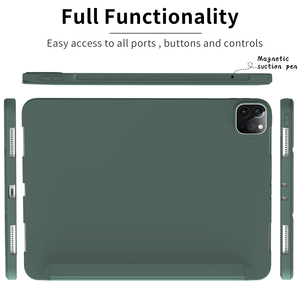 เคส TPU น้ำหนักเบา ขายดี พร้อมฝาปิดหนัง PU สำหรับ <span class=keywords><strong>iPad</strong></span> <span class=keywords><strong>Pro</strong></span> รุ่นที่ 2/3/4 (2020/2021/2022) ขนาด 11 นิ้ว - Product Image 2