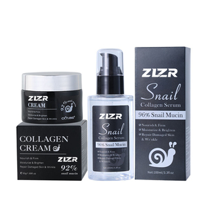 Set de Cuidado de la Piel Antienvejecimiento y Blanqueador con Colágeno, AHA, Retinol y Hierbas, con Suero y Crema Hidratante con 96% de Mucina de Caracol - Product Image 2