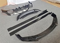 Véritable fibre de carbone pare-chocs avant lèvre jupe latérale diffuseur arrière aileron arrière pour Porsche Panamera 970 mises à niveau turbo 2014-2016