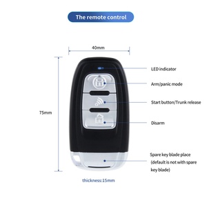 ระบบเตือนภัยกันขโมย EASYGUARD พร้อมเซ็นเซอร์ไมโครเวฟ สตาร์ทเครื่องยนต์ด้วยรีโมท ปุ่มสตาร์ทแบบกด และระบบเข้าออกโดยไม่ใช้กุญแจ PKE - Product Image 2