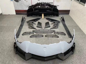 ชุดแต่ง ZNDR ใหม่สำหรับ Aventador LP700 อัพเกรดชุดแต่งรอบคันสไตล์ MSY คาร์บอนไฟเบอร์ กันชน สเกิร์ตข้าง ดิฟฟิวเซอร์ สปอยเลอร์ - Product Image 2