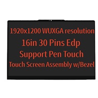 Écran tactile LCD FHD 16'' 16AKP10 83JU pour Lenovo Yoga 7 2-en-1 avec cadre de remplacement, panneau d'affichage OLED