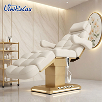 Table de massage électrique sur mesure à 3/4 moteurs, inclinable et relevable, pour salon, spa, et soins d'extension de cils en studio