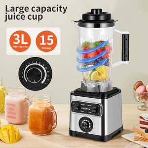 110V 220V <span class=keywords><strong>Moulinex</strong></span> Cocina 3 en 1 Encimera Mesa profesional Mezclador comercial Heavy Duty Silver Crest Blender - Product Image 3
