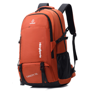 Large Capacity 60L <strong>Backpack</strong> with Fashionable Design Waterproof Outdoor Travel Hiking Camping Bag Polyester Lining for Men Women - Product Image 1
