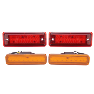 Feux de position latéraux LED ambre/rouges pour El <span class=keywords><strong>Camino</strong></span> & Caballero 78-87 - Product Image 1