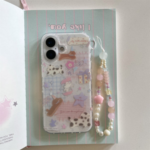 เคสลายสก็อตวิ้งๆ น่ารัก ลายสุนัข สำหรับ iPhone 17 Pro Max 16 15 14  แบบสองชั้น ป้องกันอย่างดี สำหรับสาวๆ - Product Image 2