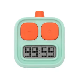 Robot Shape Kids Magnetic Countdown Sports Kitchen Games Study Timer Digital Timer