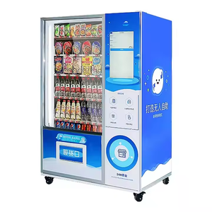 La máquina expendedora de refrescos de autoservicio completamente automática acepta pago con monedas de código QR para bebidas y aperitivos de palomitas de maíz - Product Image 1