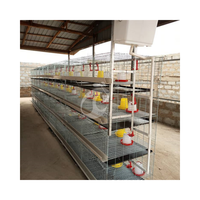 Cages galvanisées d'élevage de poulets d'élevage de fil pour des couveuses