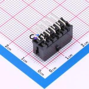 BX-MX3.0-2-5PWZ Wire-to-Board Pin Header Bent Lead Through Hole,P=3mm Connector 2x5P 3mm Right Angle Insert Micro-Fit (MX 3.0) - Product Image 2