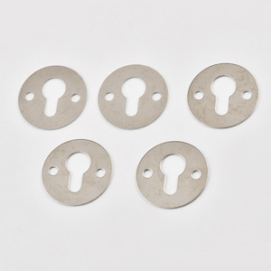 Cadres photo ronds en forme de gourde, pièces suspendues en acier laminé à froid, portes d'armoires argentées, design industriel, installation par visserie - Product Image 5