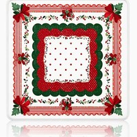 Tapis de jeu de Mahjong pliable de luxe américain moderne pour les fêtes de Noël, écologique, résistant à l'eau, insonorisant, en caoutchouc, table carrée