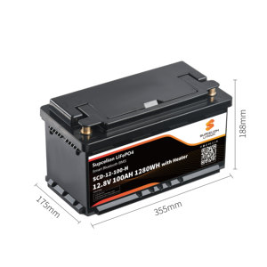 Легкие и компактные литий-ионные батареи с высокой плотностью энергии, литиевые батареи 12 В 100ah, долговечные и долговечные - Product Image 2