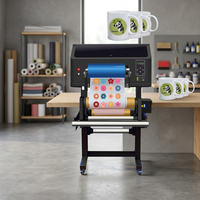 Printer UV DTF XP600 A3 Baru Roll to Roll Inkjet untuk Stiker Film A/B Tinta Pigmen Otomatis Garansi 2 Tahun