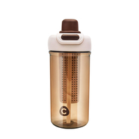 Vente en gros Infuseur fruits citron en plastique sans BPA avec filtre avec impression de logo personnalisé