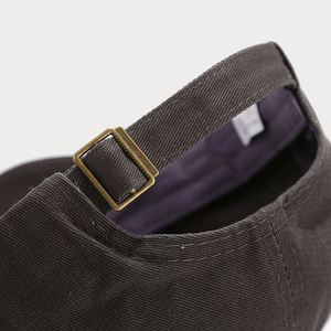 Spring New Ripped Soft Top Baseball <b>Hat</b> Embroidery Retro Duck Tongue Women's Trend Sun protection Custom Cap <b>Hat</b> - Product Image 5