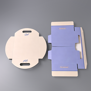 SunShine Rigid Paper <b>Box</b> Rectangle Ivory Board With Handle Four-Color Printing <b>Gift</b> Craft Packaging - Product Image 3