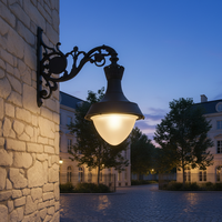 Luminaire de jardin LED urbain Milenio Espagne, IP66, ouverture sans outil, aluminium, 5000K, angle de faisceau 150°, garantie 5 ans