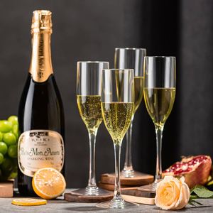 Shatterproof Clear Plastic Wine <b>Glasses</b> Unbreakable Champagne Flutes Reusable Acrylic Toasting Cups for Catering Event Decor - Product Image 5
