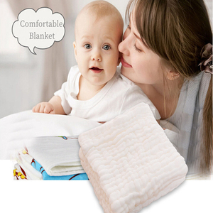 6 Layers Newborn <strong>Swaddle</strong> Baby Towel <strong>Blanket</strong> Muslin <strong>Swaddle</strong> <strong>Blanket</strong> - Product Image 6
