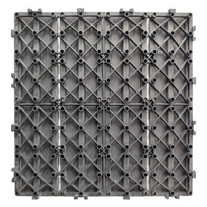 Produttore a buon mercato esterno legno-plastica composito piastrelle ponte 30*30CM WPC giardino terrazzo esterno ad incastro Decking piastrelle - Product Image 6