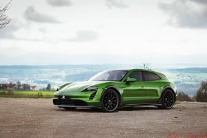 Kit carrosserie de haute qualité pour <span class=keywords><strong>Porsche</strong></span> <span class=keywords><strong>Taycan</strong></span> <span class=keywords><strong>4S</strong></span> <span class=keywords><strong>Cross</strong></span> Turismo, lèvre en fibre de carbone sèche, diffuseur, jupes latérales - Product Image 5