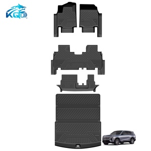 Tapis de sol de voiture imperméables en TPE de 3 mm d'épaisseur, ensemble complet de 5 pièces avec garantie d'un an, modèle KQD-8594/8595 pour Cadillac Vistiq - Product Image 1