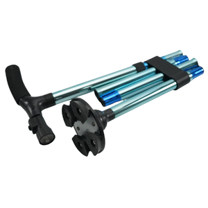 Béquille pliable réglable en aluminium pour canne à pied pour personnes âgées ou handicapées pour le confort et la commodité - Product Image 3